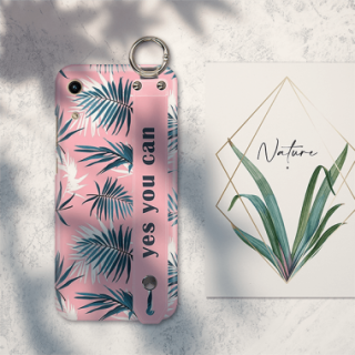 ETUI Z PASKIEM NA TELEFON HUAWEI HONOR 8A EGZOTYCZNE PALMY