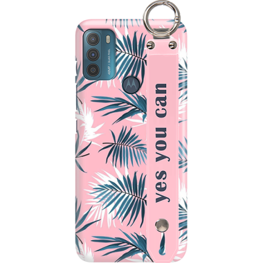 ETUI Z PASKIEM NA TELEFON MOTOROLA MOTO G50 EGZOTYCZNE PALMY