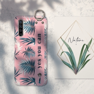 ETUI Z PASKIEM NA TELEFON OPPO FIND X2 LITE EGZOTYCZNE PALMY