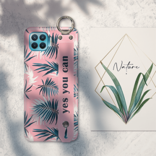 ETUI Z PASKIEM NA TELEFON OPPO RENO 4 LITE EGZOTYCZNE PALMY