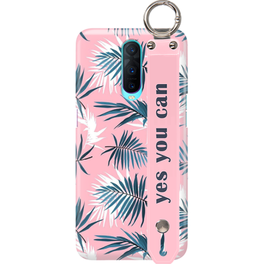 ETUI Z PASKIEM NA TELEFON OPPO RX17 PRO EGZOTYCZNE PALMY