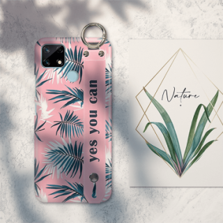 ETUI Z PASKIEM NA TELEFON REALME 7I RMX2193 EGZOTYCZNE PALMY