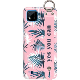 ETUI Z PASKIEM NA TELEFON REALME C20 EGZOTYCZNE PALMY