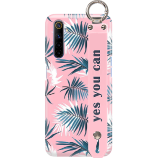 ETUI Z PASKIEM NA TELEFON REALME X50 EGZOTYCZNE PALMY