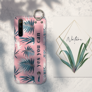 ETUI Z PASKIEM NA TELEFON REALME X50 EGZOTYCZNE PALMY