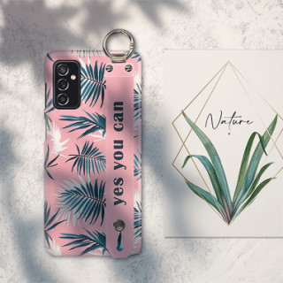 ETUI Z PASKIEM NA TELEFON SAMSUNG GALAXY M52 5G EGZOTYCZNE PALMY