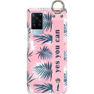 ETUI Z PASKIEM NA TELEFON VIVO X60 PRO EGZOTYCZNE PALMY