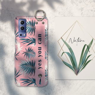 ETUI Z PASKIEM NA TELEFON VIVO Y72 5G EGZOTYCZNE PALMY