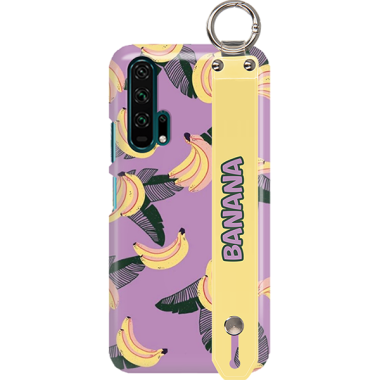 ETUI Z PASKIEM NA TELEFON HUAWEI HONOR 20 PRO BANANY