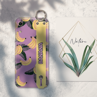 ETUI Z PASKIEM NA TELEFON HUAWEI HONOR 8A BANANY