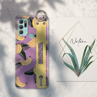 ETUI Z PASKIEM NA TELEFON MOTOROLA G60S BANANY