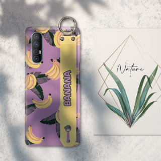 ETUI Z PASKIEM NA TELEFON OPPO RENO 3 PRO BANANY