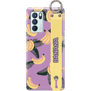 ETUI Z PASKIEM NA TELEFON OPPO RENO 6 PRO BANANY