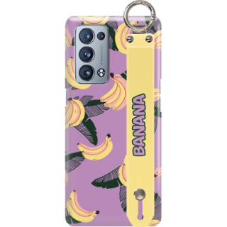 ETUI Z PASKIEM NA TELEFON OPPO RENO 6 PRO PLUS BANANY