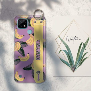 ETUI Z PASKIEM NA TELEFON REALME C21 BANANY
