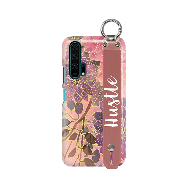 ETUI Z PASKIEM NA TELEFON HUAWEI HONOR 20 PRO JESIENNE KWIATY