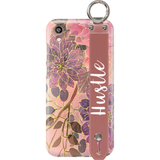 ETUI Z PASKIEM NA TELEFON HUAWEI HONOR 8S JESIENNE KWIATY