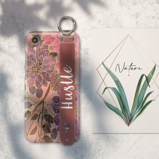 ETUI Z PASKIEM NA TELEFON HUAWEI HONOR 8S JESIENNE KWIATY