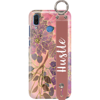 ETUI Z PASKIEM NA TELEFON HUAWEI HONOR PLAY JESIENNE KWIATY