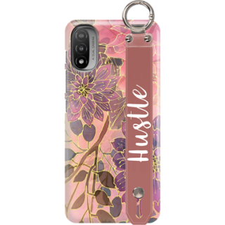 ETUI Z PASKIEM NA TELEFON MOTOROLA MOTO E20 JESIENNE KWIATY