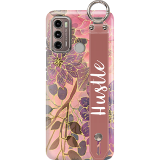 ETUI Z PASKIEM NA TELEFON MOTOROLA MOTO G60 JESIENNE KWIATY