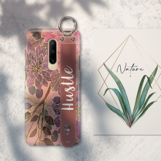 ETUI Z PASKIEM NA TELEFON ONEPLUS 7 PRO JESIENNE KWIATY