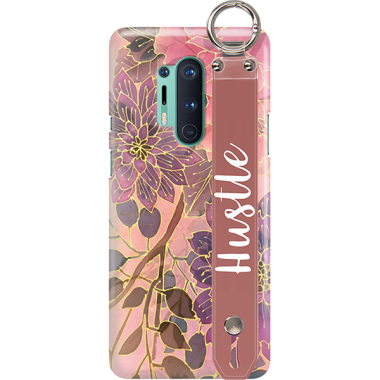 ETUI Z PASKIEM NA TELEFON ONEPLUS 8 PRO JESIENNE KWIATY