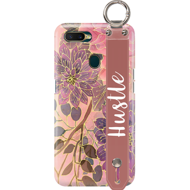 ETUI Z PASKIEM NA TELEFON OPPO A7 JESIENNE KWIATY