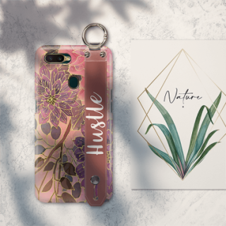 ETUI Z PASKIEM NA TELEFON OPPO A7 JESIENNE KWIATY