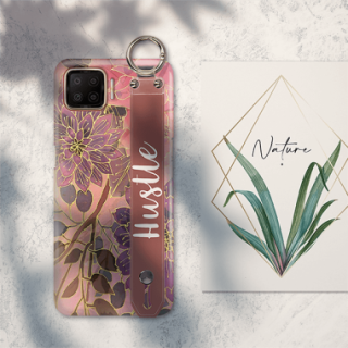 ETUI Z PASKIEM NA TELEFON OPPO F17 JESIENNE KWIATY