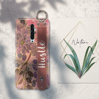 ETUI Z PASKIEM NA TELEFON OPPO RENO 2 JESIENNE KWIATY