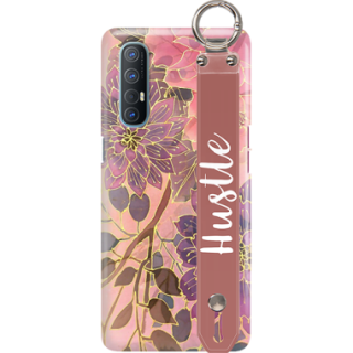 ETUI Z PASKIEM NA TELEFON OPPO RENO 3 PRO JESIENNE KWIATY