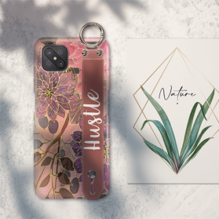 ETUI Z PASKIEM NA TELEFON OPPO RENO 4Z 5G JESIENNE KWIATY