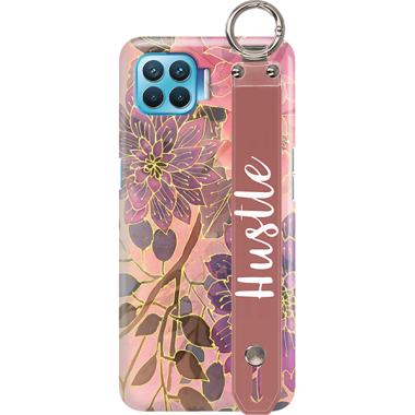 ETUI Z PASKIEM NA TELEFON OPPO RENO 4 LITE JESIENNE KWIATY