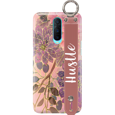 ETUI Z PASKIEM NA TELEFON OPPO RX17 PRO JESIENNE KWIATY