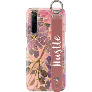 ETUI Z PASKIEM NA TELEFON REALME 6 JESIENNE KWIATY