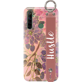 ETUI Z PASKIEM NA TELEFON REALME 6I JESIENNE KWIATY