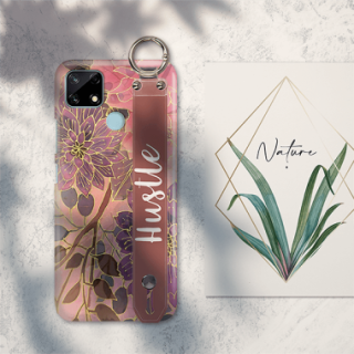 ETUI Z PASKIEM NA TELEFON REALME 7I RMX2193 JESIENNE KWIATY