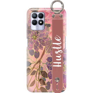 ETUI Z PASKIEM NA TELEFON REALME 8I JESIENNE KWIATY