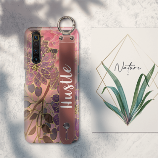 ETUI Z PASKIEM NA TELEFON REALME X3 SUPERZOOM JESIENNE KWIATY
