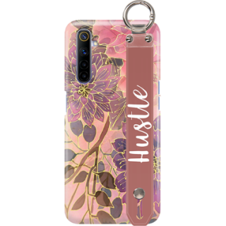 ETUI Z PASKIEM NA TELEFON REALME X50 JESIENNE KWIATY