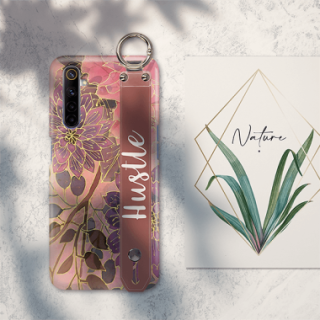 ETUI Z PASKIEM NA TELEFON REALME X50 JESIENNE KWIATY