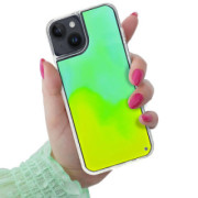 ETUI LIQUID NEON NA TELEFON  APPLE IPHONE 14 ZIELONY