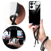 ETUI CROSS GLAM NA TELEFON OPPO RENO 8 5G BLACK