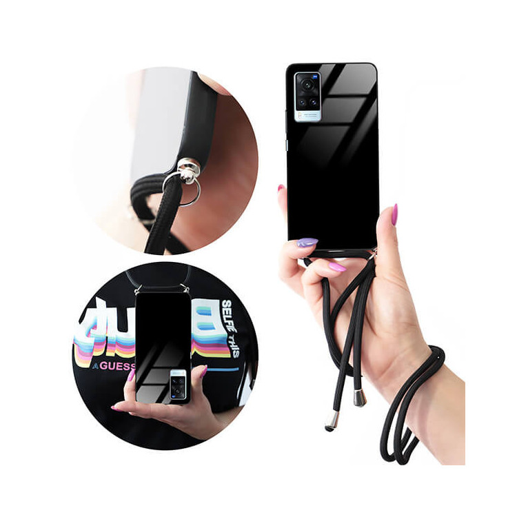 ETUI CROSS GLAM NA TELEFON VIVO X60  BLACK