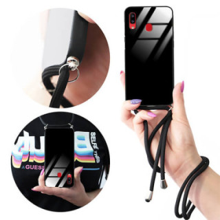 ETUI CROSS GLAM NA TELEFON SAMSUNG GALAXY A20 / A30 BLACK