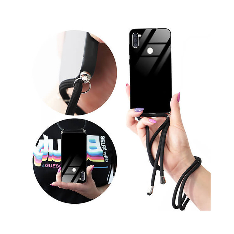 ETUI CROSS GLAM NA TELEFON SAMSUNG GALAXY A11 / M11 BLACK