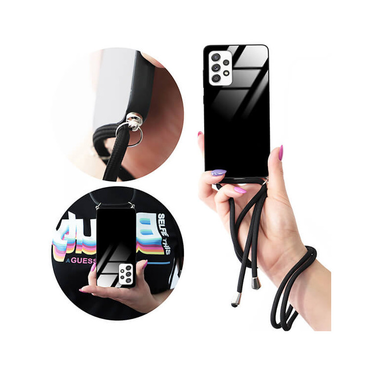 ETUI CROSS GLAM NA TELEFON SAMSUNG GALAXY A52 / A52 4G / A52 5G / A52S 5G BLACK