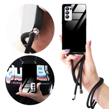 ETUI CROSS GLAM NA TELEFON OPPO RENO 5 PRO PLUS 5G BLACK