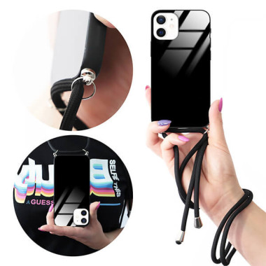 ETUI CROSS GLAM NA TELEFON APPLE IPHONE 12 MINI BLACK